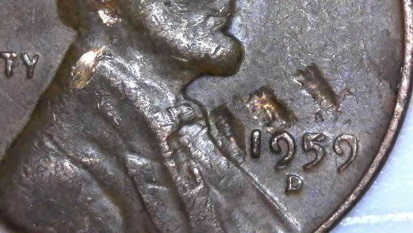 1959-D-Lincoln-Memorial-Cent-With-Very-Nice-Lamination!